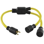 Conntek 3-FEET Generator Y Adapter, 20-AMP Locking L5-20P (2) L5-20R 20-AM.... Fixed Price $60.85.