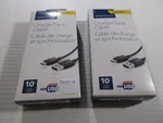 Lot Of 2 Insignia NS-MCAB10 3.05M (10 Ft.) Usb-c Charge/sync Cables. Fixed Price $8.00.