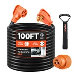 Vevor 100 Ft 50A Rv Extension Cord Stw 6/3 +8/1 Wire Nema 14-50P 14-50R Etl. Fixed Price $439.90.