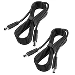 2-PACK Male To Dc Extension Cord 5.5MM 2.1MM,12V Power Cable. Fixed Price $14.99.