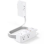 Power Strip Surge Protector With Flat Extension Cord Cover 6 Ac Outlet.... Fixed Price $24.12.