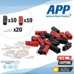 Genuine 10 Pairs Anderson Powerpole 15 Amp Connectors Black & Red. Fixed Price $18.20.
