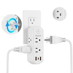 Outlet Extender Surge Protector, 360 Rotating Plug Power Strip With Ac. Fixed Price $41.19.