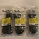 Lot Of Startech 6FT Power Cable Nema 5-15P 2X C13 Black PXT101Y. Fixed Price $29.99.