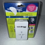 Conair Travel Smart All-in-one International Adapter W/ 2 Outlets & Usb Ports. Fixed Price $11.57.
