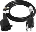 Firmerst 1875W Heavy Duty Extension Cord 3 Feet 14 Awg 15A Black Ul Listed. Fixed Price $10.86.