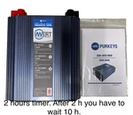 Purkeys Vdc To 110 Vac 1200 Watt Power Inverter. Fixed Price $150.00.