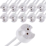 Dkardu Led MR16 GU5.3 Socket, 10PCS Halogen Lamp Bulb Ceramic Connector Wire .... Fixed Price $9.64.