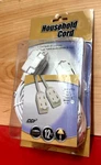 12' 16/2 SPT-2 White Split Cube Extension Cord Coleman Cable 09418. Fixed Price $27.00.