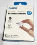 New Oem Anker Powerport Pd Nano 20W High Speed Usb-c Fast Wall Charger A2634. Fixed Price $12.99.