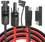 Mookeerf Solar Panel To Sae Adapter Cable - 10FT 10AWG Extension For. Fixed Price $36.19.