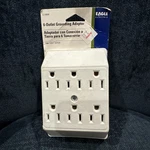 Vintage Eagle Electric 6-OUTLET Grounded Wall Tap Adapter C1146W White Nip. Fixed Price $18.99.