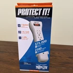 Eaton Tripp Lite Series SUPER7 Flat Plug Power Strip Surge Protector, Outlets. Fixed Price $18.95.