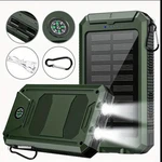20000MAH Solar Charger For Iphone, Ipad, Samsung, And Laptop, Power Bank. Fixed Price $23.00.