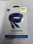 Just Wireless Fast Charge Usb-c For Apple Iphone / Ipad Cable 6FT. Fixed Price $5.99.