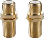 Rocketfish- Coaxial Cable Couplers (2 Pack) Gold. Fixed Price $6.99.