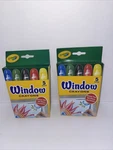 Window Crayons, Washable, 5/ST, Assorted-new Sealed Box.lot Of 2 Boxes. Fixed Price $12.00.