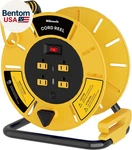Extension Cord Storage Reel With 4-GROUNDED Outlet & 2 Usb Port, 15A Circuit Bre. Fixed Price $55.28.