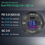12V-24V Usb Outlet Laptop Car Charger Aluminum Smart Voltmeter For Rv Boat. Fixed Price $18.99.