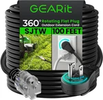 100 Ft Heavy Duty 16/3 Extension Cord With 360 Rotating Plug For Indoor/outdoor. Fixed Price $116.99.