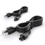 (2 Pack) 4FT 3 Prong Mickey Mous Plug Power Cord, 7A 125V Made .... Fixed Price $37.02.