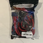 Cablemod Pro Modflex Extension Kit Red/black Sleeved Cables - Model 3793. Fixed Price $15.00.