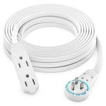 Maximm Cable 15 Ft 360 Rotating Flat Plug Extension Cord/wire, 16 Awg Multi. Fixed Price $46.76.
