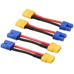 Linsyrc 2 Pairs XT60 EC3 Plug Female Connector Adapter For Fpv .... Fixed Price $11.88.