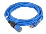 Century Wire Pro Lock 25 Ft 12/3 Sjtw Blue Molded Extension Cord With Cgm. Fixed Price $55.99.