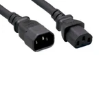 Lot Pcs Ac Power Extension Cord Cable IEC-60320 C13 To C14 18AWG 10A 250V Svt. Fixed Price $97.05.