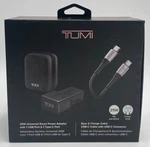 Tumi 25W Universal Smart Power Adapter & Sync And Charge Cable 5FT Usb-c Nib. Fixed Price $49.99.