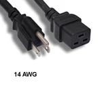 Kntk 3FT Ac Power Cord Nema 5-15P To IEC-60320 C19 14 Awg 15A 125V Sjt Cable. Fixed Price $12.24.