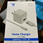 New Just Wireless 5' Ft Home Wall Charger Micro-usb Sync Cable, 5V 2.4A 11W. Fixed Price $5.99.