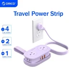 Orico 7-IN-1 Power Strip Extension Cord Small For Travel. Fixed Price $21.05.
