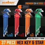 36+1 Piece Hex Key Wrench Set Ball End Sae Metric Star Long Arm Industrial. Fixed Price $25.75.