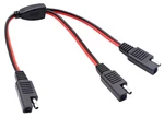 Aaotokk 30CM Sae Y Splitter Adapter Cable - 1 2 Dc Power Red Black. Fixed Price $11.88.