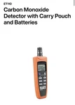 Klein Tools ET110 Carbon Monoxide Detector With Carry Pouch & Batteries. Fixed Price $76.06.