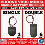 Battery Holder CR2032 Button Cell Case On/off Switch Coin 3/6 Volt Output. Fixed Price $13.99.