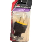 Cooper Straight Blade Rubber Plug Wire 15A-125V New In Package. Fixed Price $6.00.