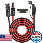 Mookeerf 25FT Solar Panel Sae Adapter Cable 10AWG Extension Rv Carav. Fixed Price $85.04.