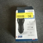 Insignia 40 Vehicle Car Charger With 2 Usb-c Ports Black. Fixed Price $10.00.