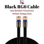 RG6 Coaxial Cable Black Dual Shielded Satellite Tv Antenna Wire Multi-pack Lot. Fixed Price $547.75.