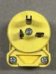 Cooper 4509AN, Yellow Angle Plug 20A 250V Hospital Grade 5-20P Cord Cap. Fixed Price $14.98.