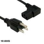 Kentek 6FT 90 Degree Power Cord Nema 5-15P To IEC320 C13 18AWG Universal Cable. Fixed Price $9.03.