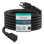 Fstsn 50 Ft Gauge Outdoor Heavy Duty Extension Cord - 12/3 Sjtw 15 Amp Indoor. Fixed Price $60.96.
