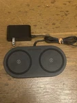 Insignia 20W Universal Dual Qi Wireless Charging Station. Fixed Price $9.88.