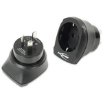 Ansmann Travel Adapter To Au, Plug Europe Australia, 1250-0003. Fixed Price $8.99.