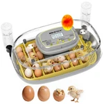 Ibkinxx Incubator For Hatching EGGS-24 Capacity, Automatic Turner, Te.... Fixed Price $102.05.
