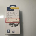 Insignia Usb To Fast Charge Cable 4FT Black NS-MCAB4-C. Fixed Price $11.00.