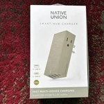 Tested Smart Hub 4 Port Usb Fast Charger + 2 Ac Outlets Native Union Brown Color. Fixed Price $5.99.